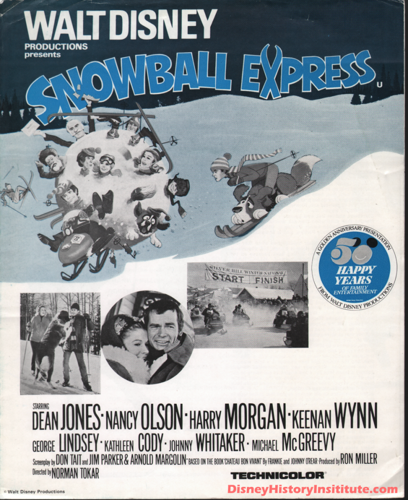 SNOWBALL EXPRESS ORIGINAL LOBBY CARD JOHNNY WHITAKER DEAN JONES NANCY OLSON 