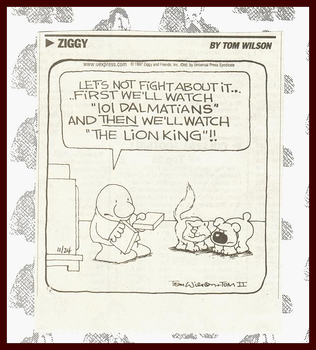 SUNDAY FUNNIES-Ziggy