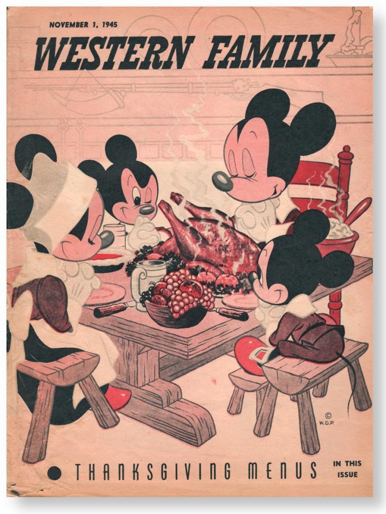 HAPPY THANKSGIVING From Walt, Mickey, Minnie, Mortie, Ferdie, & DHI