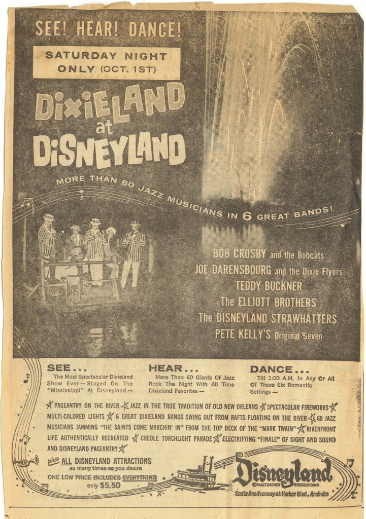 DIXIELAND AT DISNEYLAND REDUX…