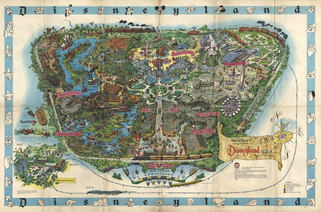 THE CARTOGRAPHY OF DISNEYLAND MAPS