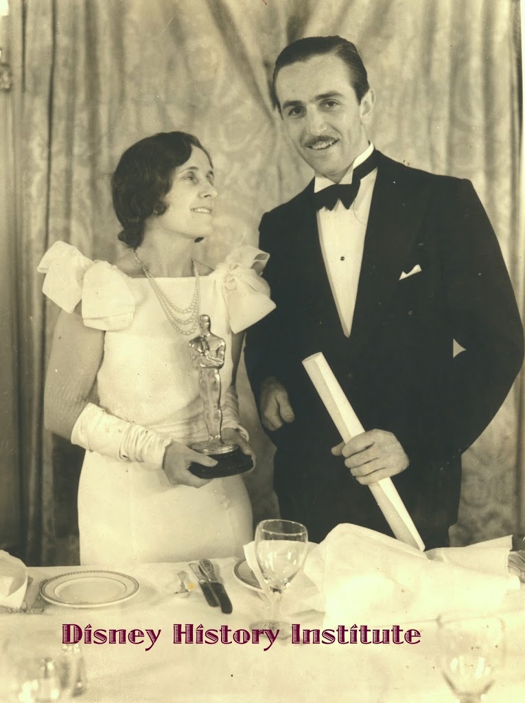WALT & LILLIAN DISNEY~1932 Academy Awards