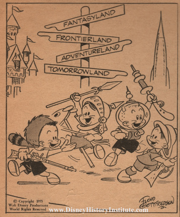 SUNDAY FUNNIES: Floyd Gottfredson Goes To Disneyland